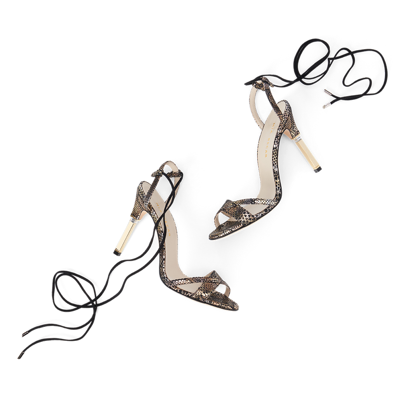 Francesca Baguette Lace-up Sandal 105 – Mia Becar